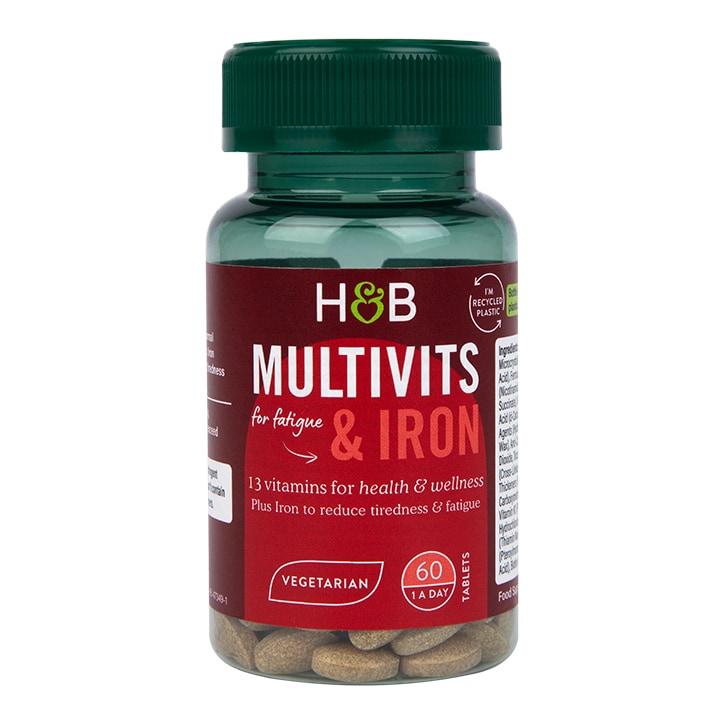 Holland & Barrett Multivitamins & Iron 60 Tablets